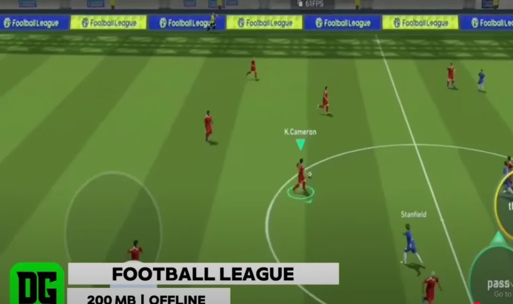 لعبة FOOTBALL LEAGUE افضل لعبة كرة قدم في العالم بدون نت