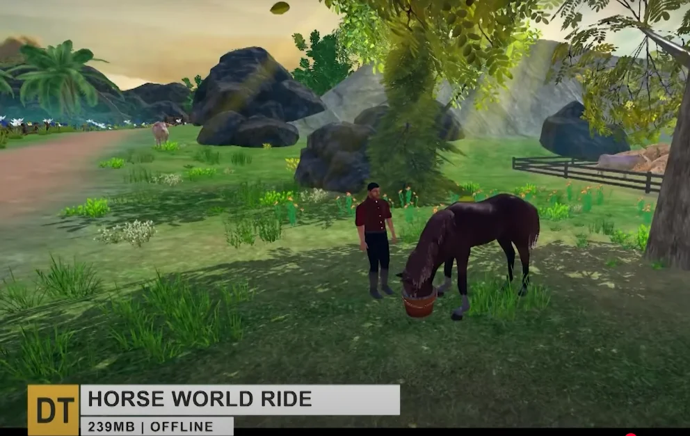 لعبة Horse World Ride افضل العاب جديدة للاندرويد