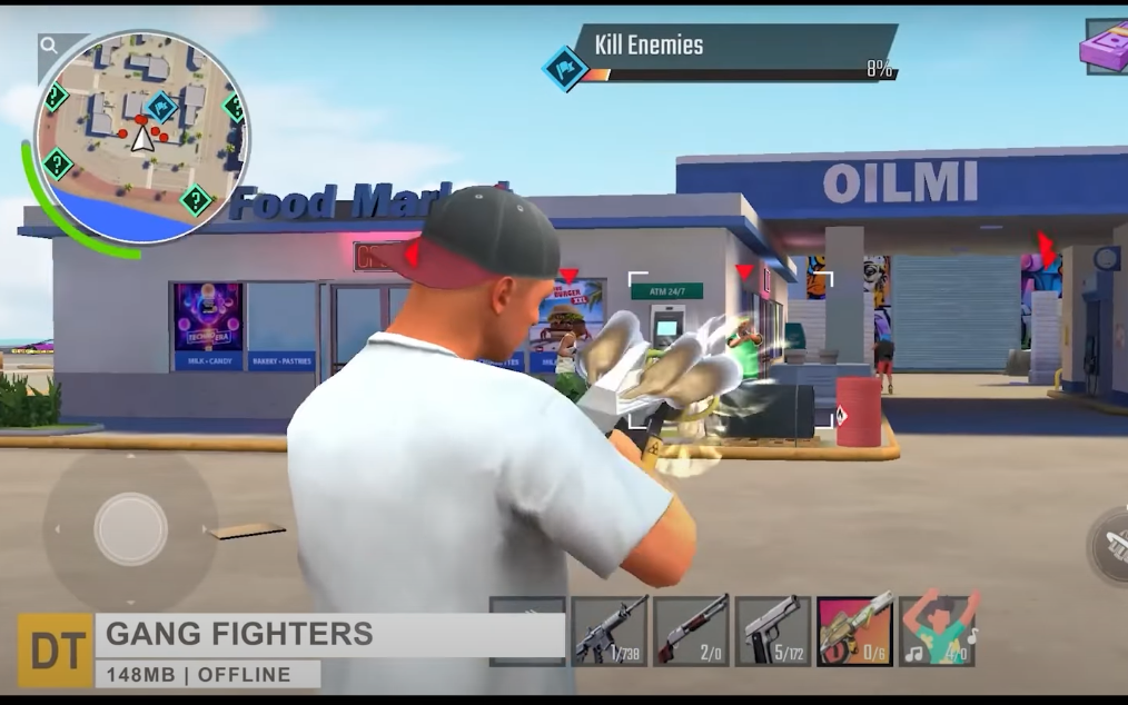 لعبة gang fighters العاب اطلاق نار للاندرويد