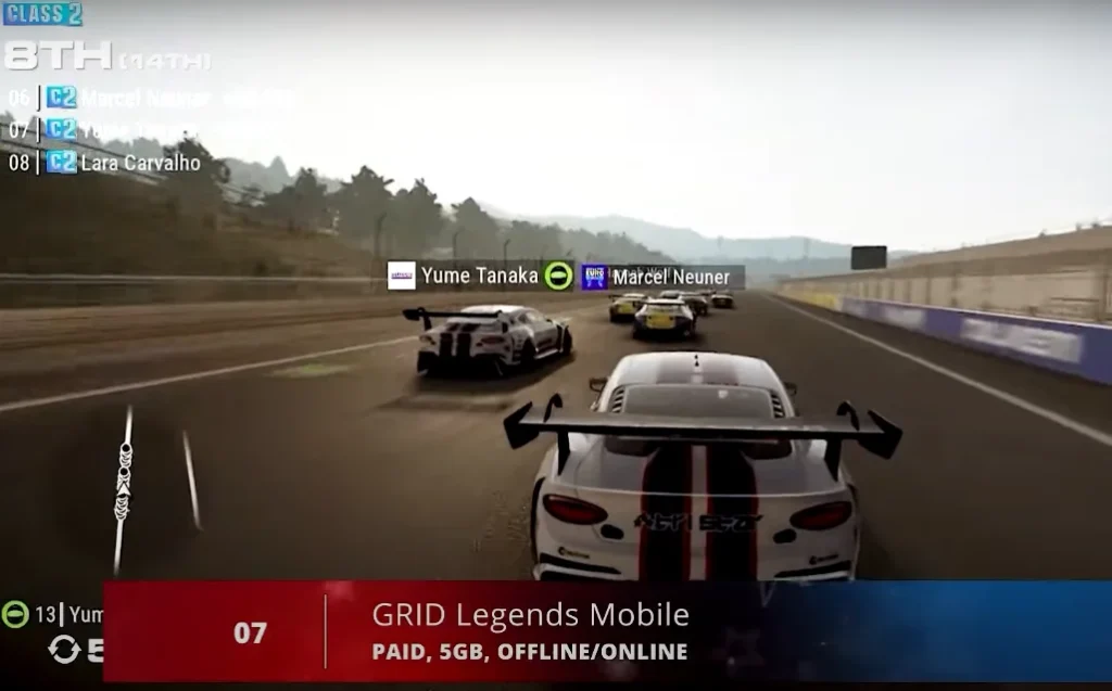 لعبة grid legends mobile افضل العاب الجوال