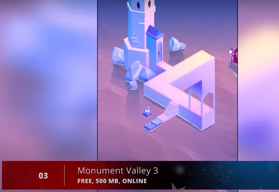 لعبة monument vally 3 افضل لعبة في العالم للهاتف