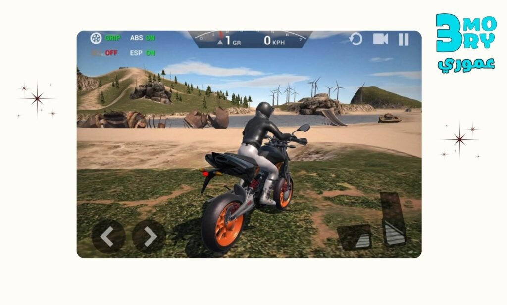 احصل علي لعبه محاكي الدراجات النارية motorcycle simulator