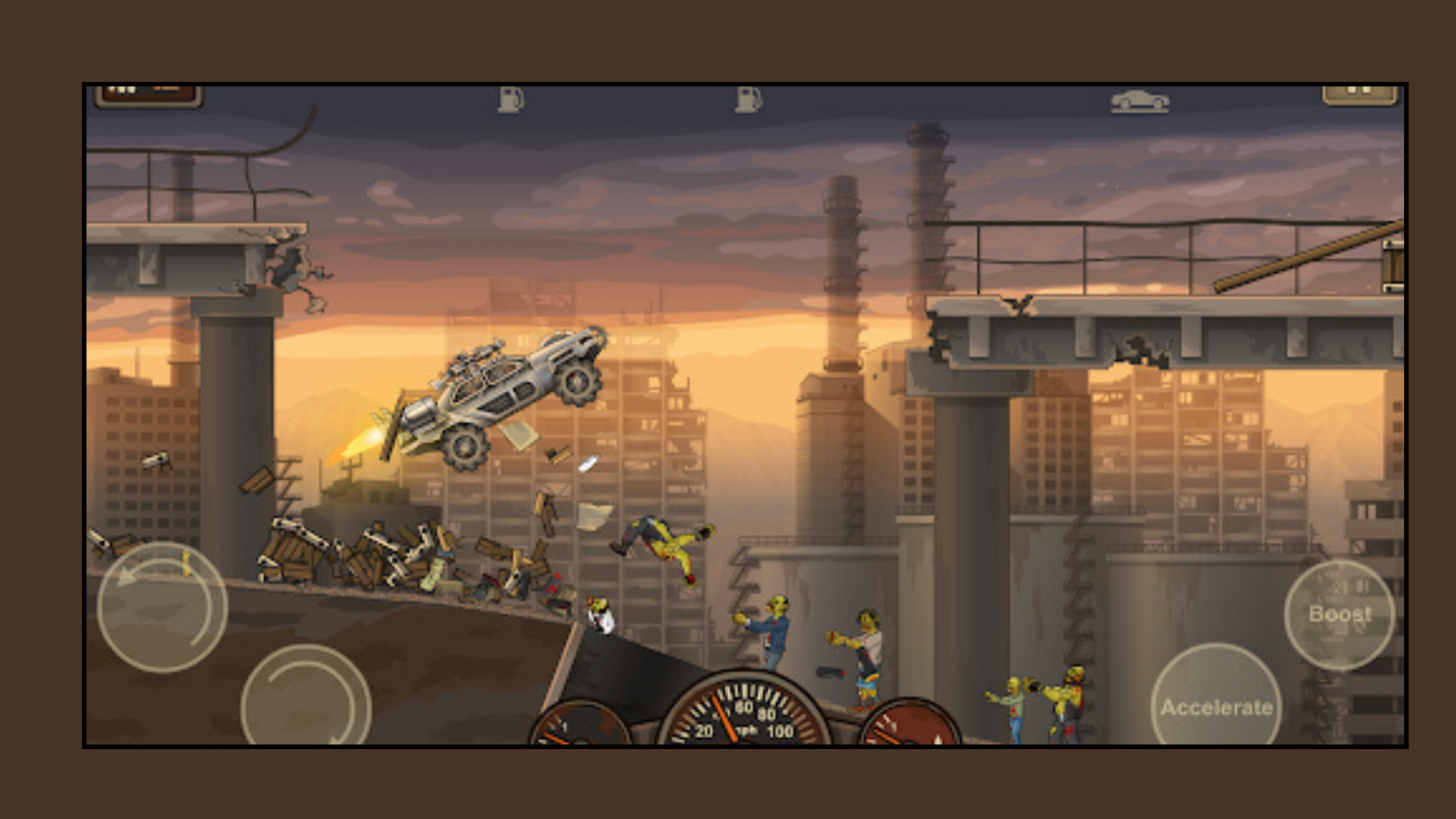 تحميل لعبة دعس الزومبي earn to die 2 للاندرويد والايفون 2026