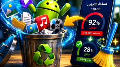 كيف افرغ مساحة التخزين للاندرويد 2026