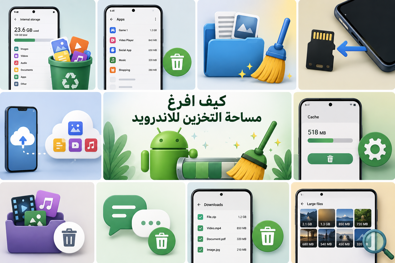 كيف افرغ مساحة التخزين للاندرويد 2026
